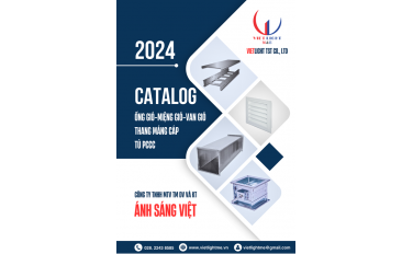Catalogue các sản phẩm ống gió - miệng gió - thang, máng cáp Vietlightme 2024