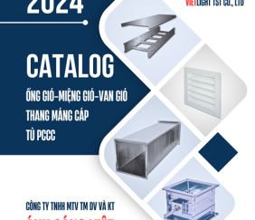 Catalogue các sản phẩm ống gió - miệng gió - thang, máng cáp Vietlightme 2024